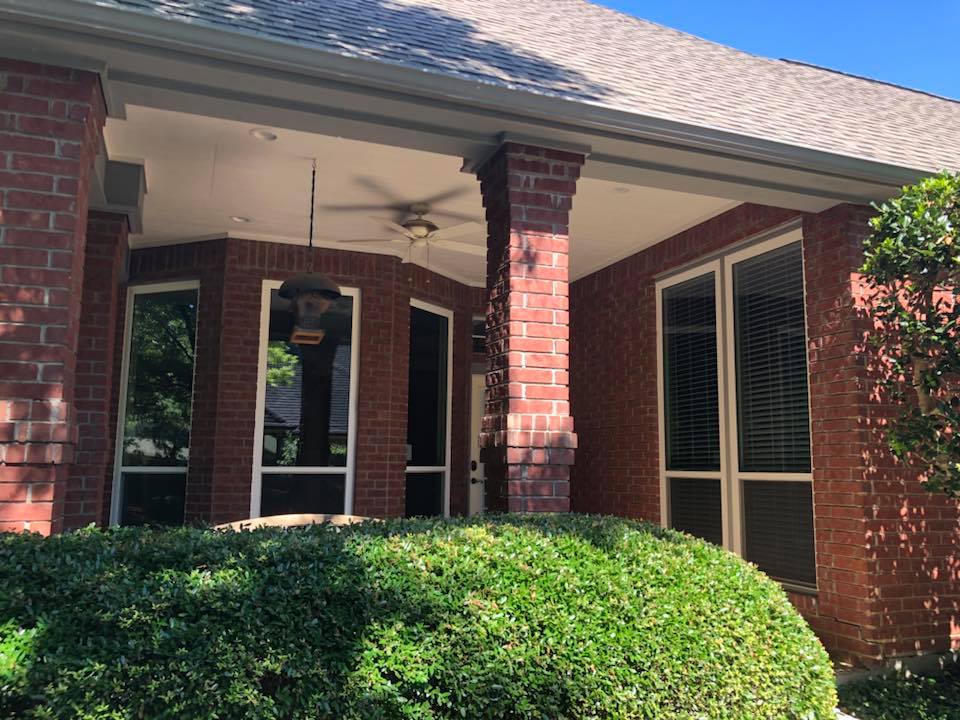 Beautiful Windows on Brick House